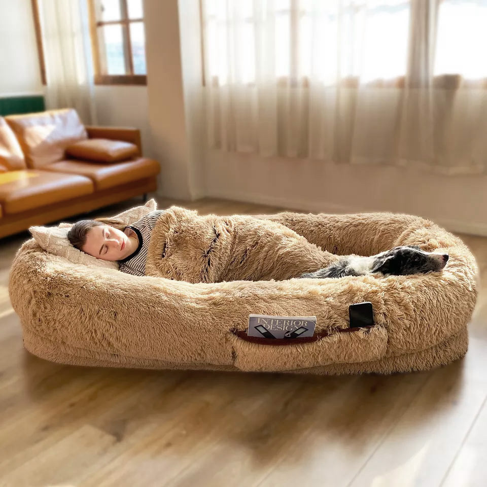 Enjoy Your Quality Time With A Super Soft Human Dog Bed